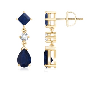 Pear A Blue Sapphire
