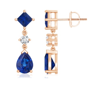 Pear AAA Blue Sapphire