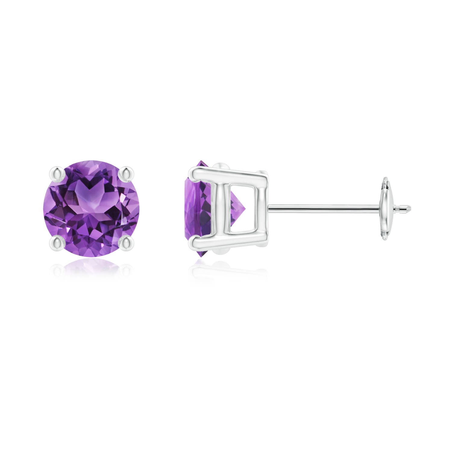 AA - Amethyst / 1.6 CT / 14 KT White Gold