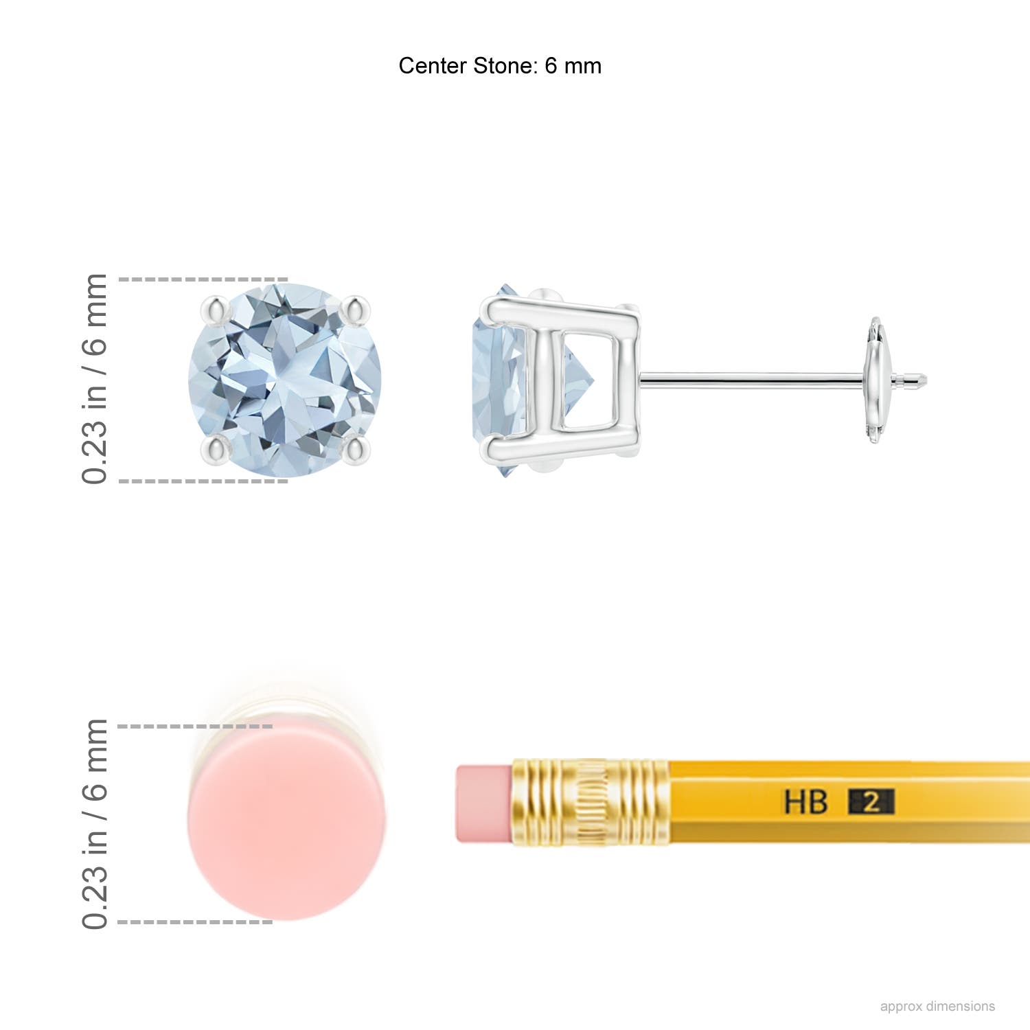 A - Aquamarine / 1.44 CT / 14 KT White Gold