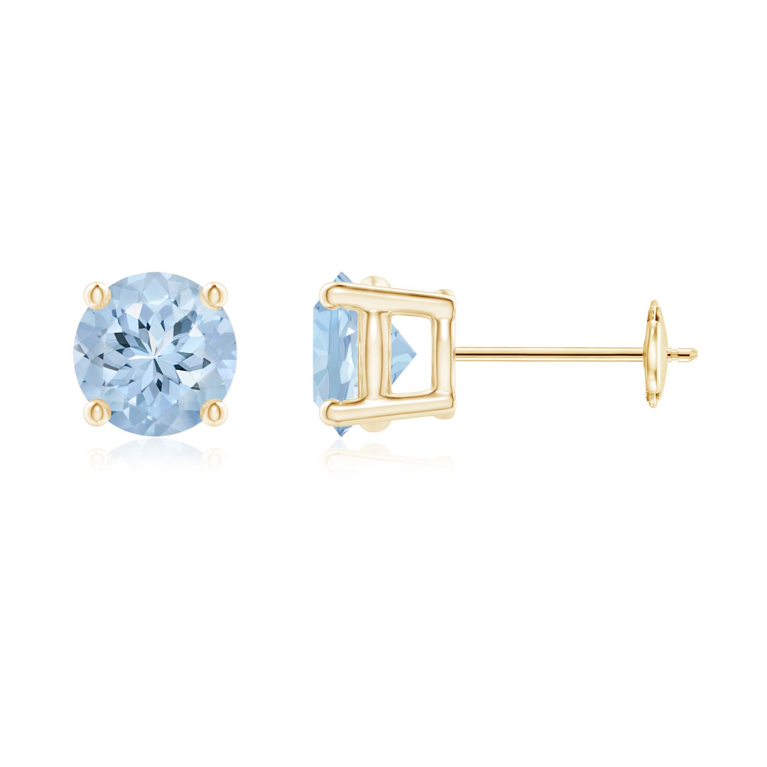 AA - Aquamarine / 1.44 CT / 14 KT Yellow Gold