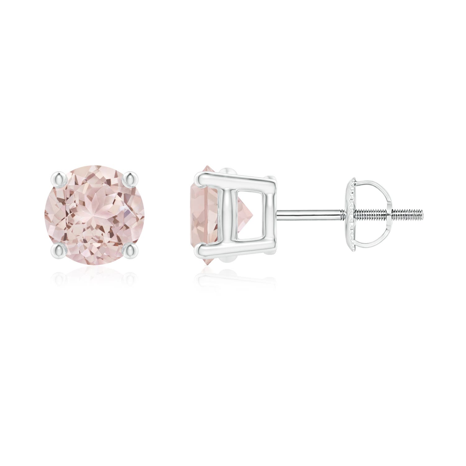 A - Morganite / 1.4 CT / 14 KT White Gold