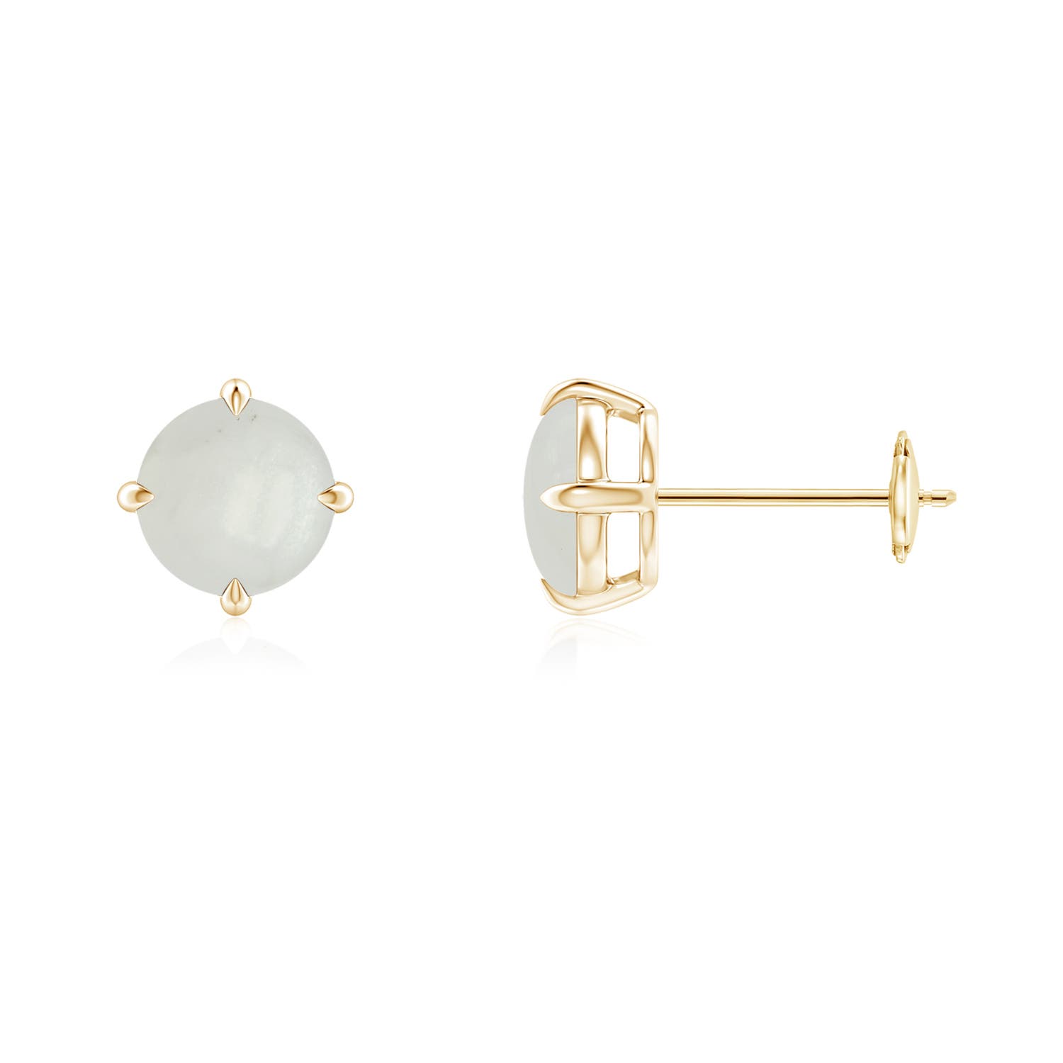 A - Moonstone / 1.6 CT / 14 KT Yellow Gold