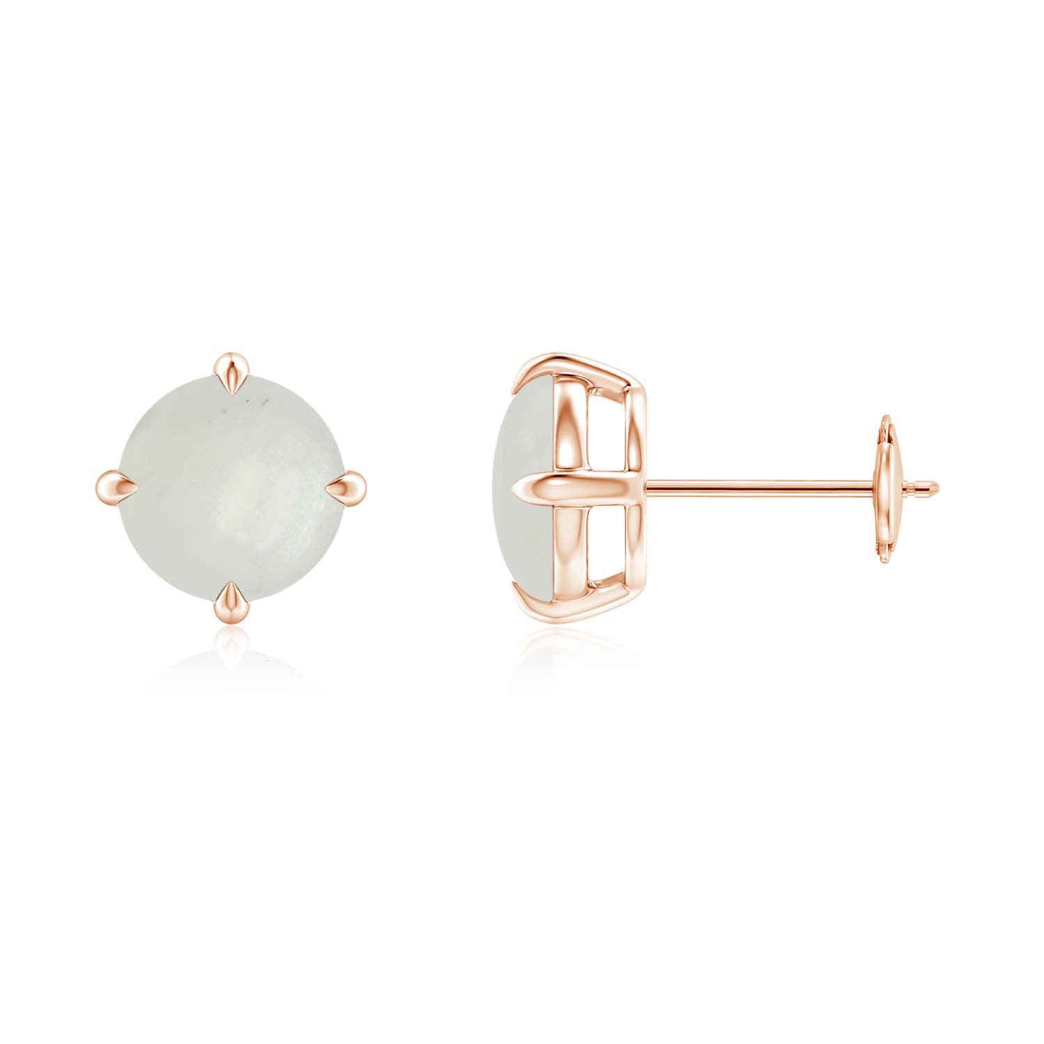 A - Moonstone / 2.5 CT / 14 KT Rose Gold