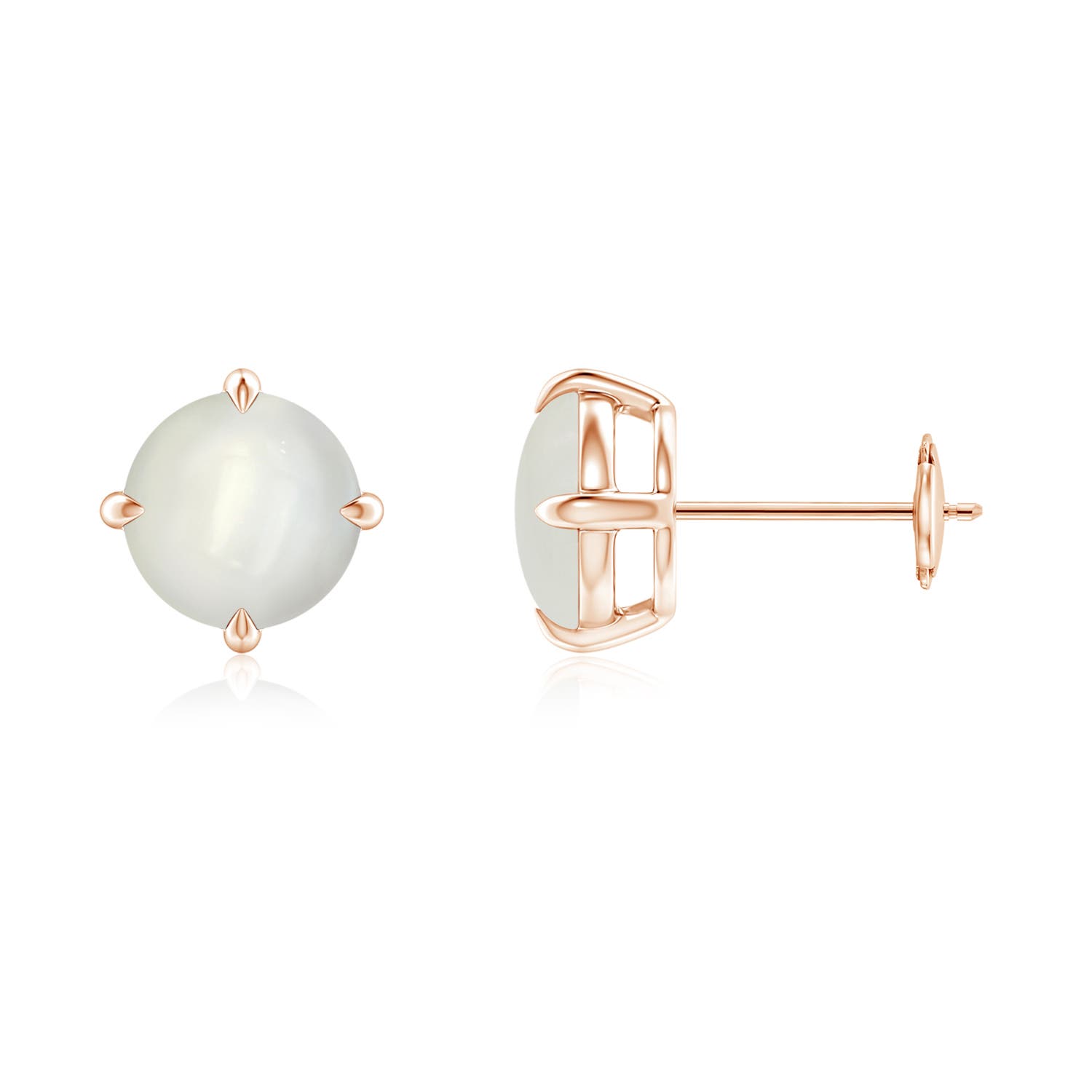 AAAA - Moonstone / 2.5 CT / 14 KT Rose Gold