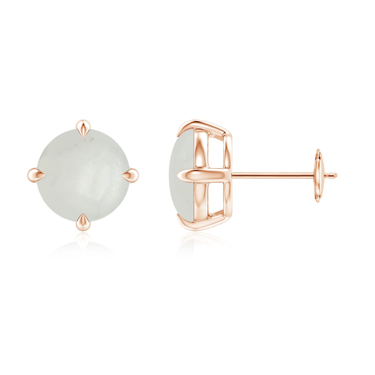 A - Moonstone / 3.8 CT / 14 KT Rose Gold