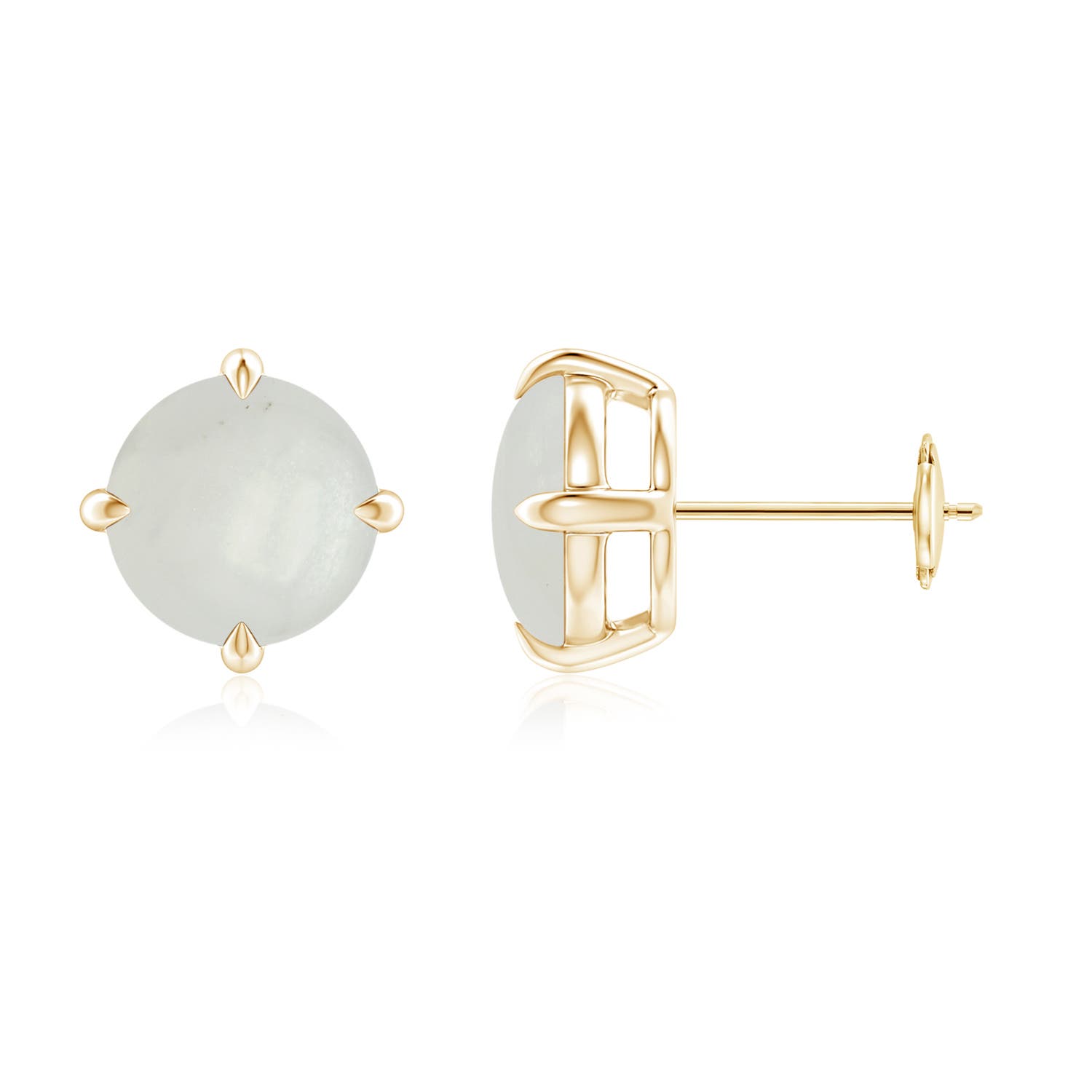 A - Moonstone / 3.8 CT / 14 KT Yellow Gold