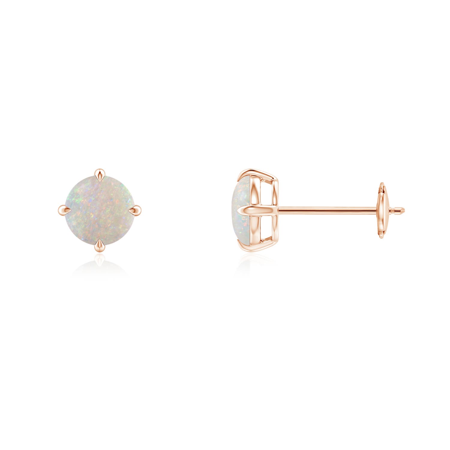 AA - Opal / 0.66 CT / 14 KT Rose Gold