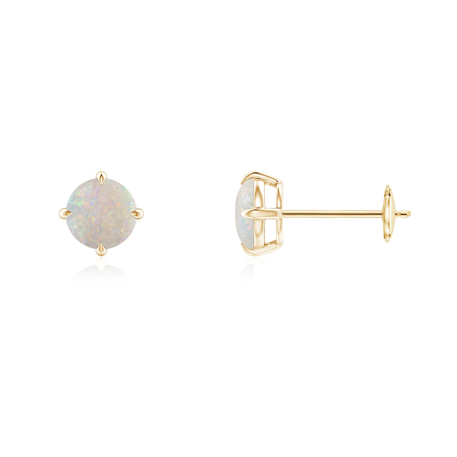 AA - Opal / 0.66 CT / 14 KT Yellow Gold