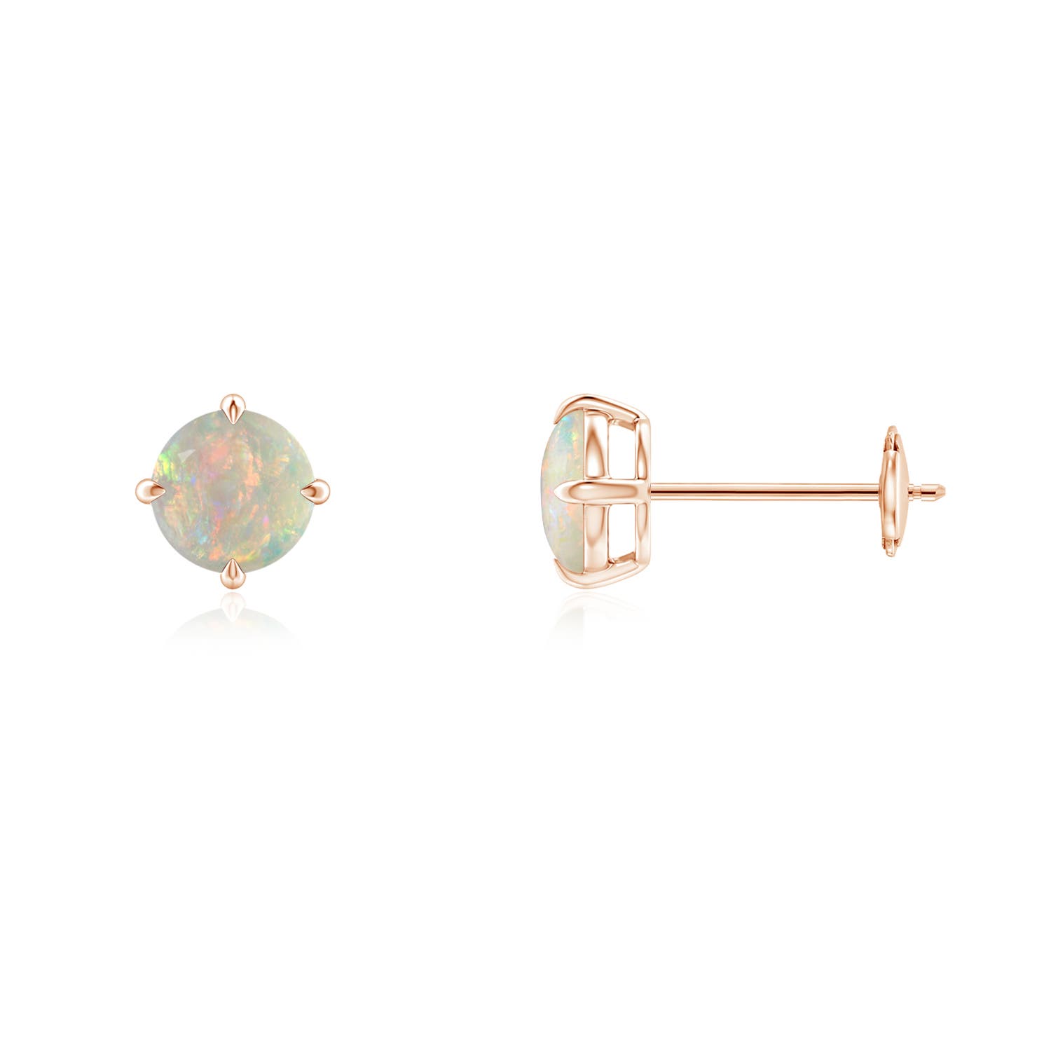 AAAA - Opal / 0.66 CT / 14 KT Rose Gold