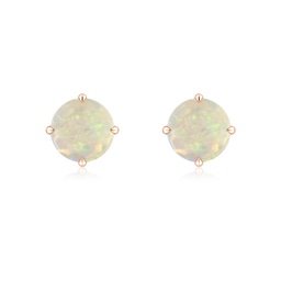 Solitaire Studs Opal Solitaire Stud Earrings