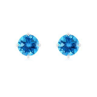 Round AAAA Swiss Blue Topaz