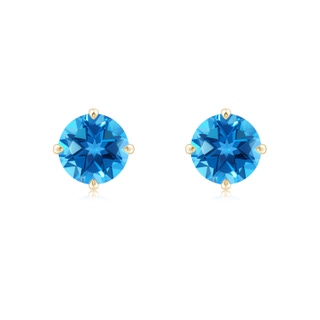 Round AAAA Swiss Blue Topaz