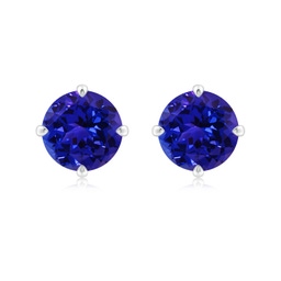 Classic Platinum Tanzanite Earrings