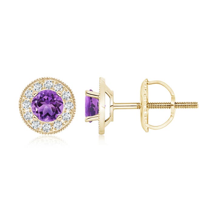 AA - Amethyst / 1.24 CT / 14 KT Yellow Gold