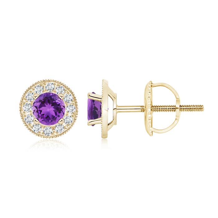 AAA - Amethyst / 1.24 CT / 14 KT Yellow Gold