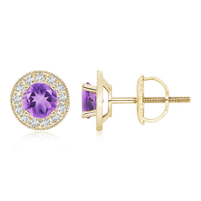 A - Amethyst / 1.96 CT / 14 KT Yellow Gold