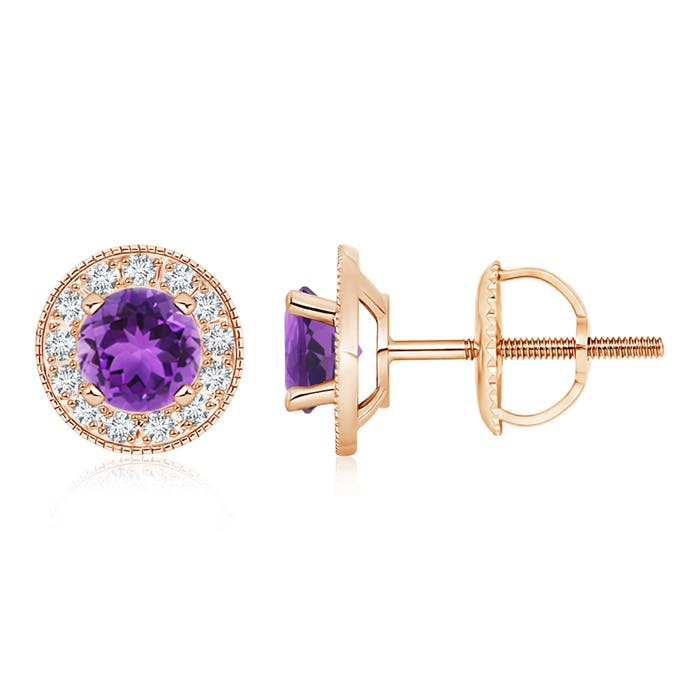 AAA - Amethyst / 1.96 CT / 14 KT Rose Gold