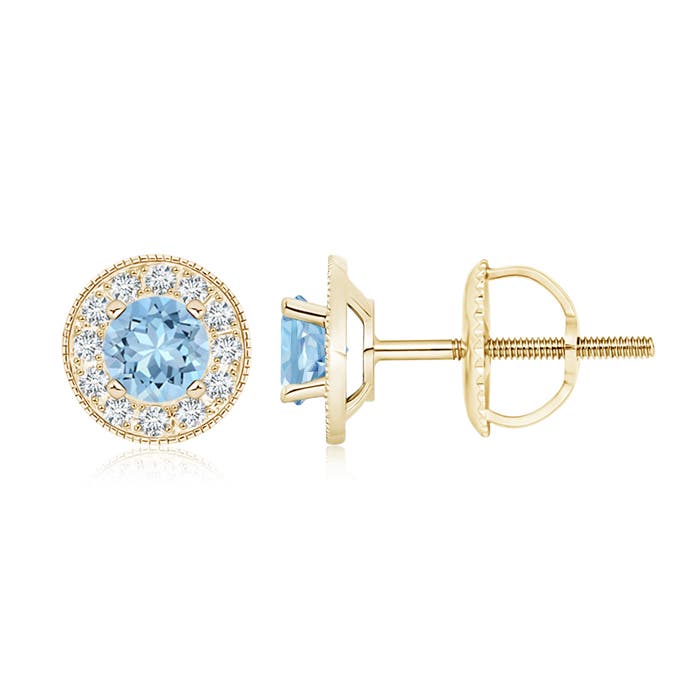 AAA - Aquamarine / 1.14 CT / 14 KT Yellow Gold