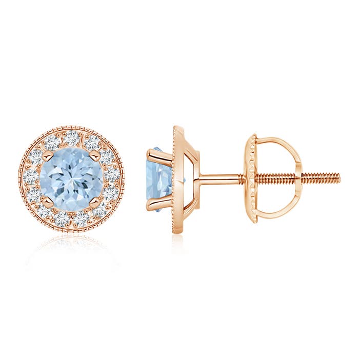 AA - Aquamarine / 1.8 CT / 14 KT Rose Gold