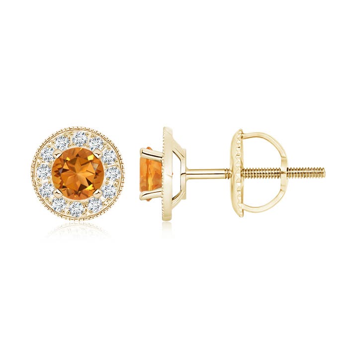 AAA - Citrine / 1.24 CT / 14 KT Yellow Gold