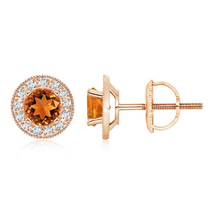 AAAA - Citrine / 1.76 CT / 14 KT Rose Gold