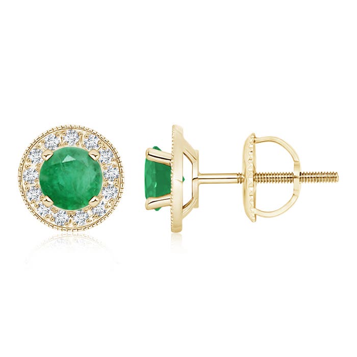 A - Emerald / 1.86 CT / 14 KT Yellow Gold