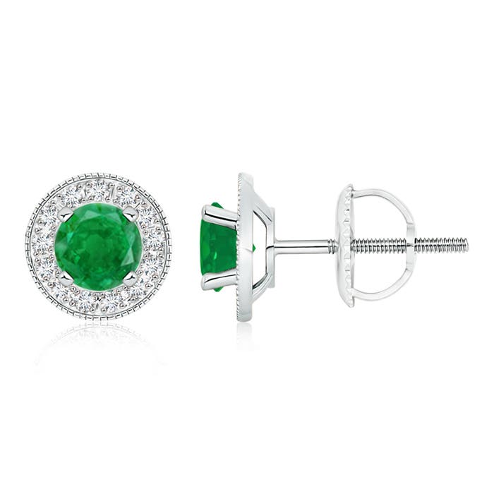 AA - Emerald / 1.86 CT / 14 KT White Gold