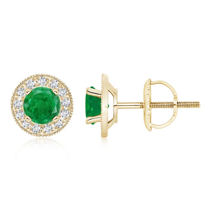 AA - Emerald / 1.86 CT / 14 KT Yellow Gold