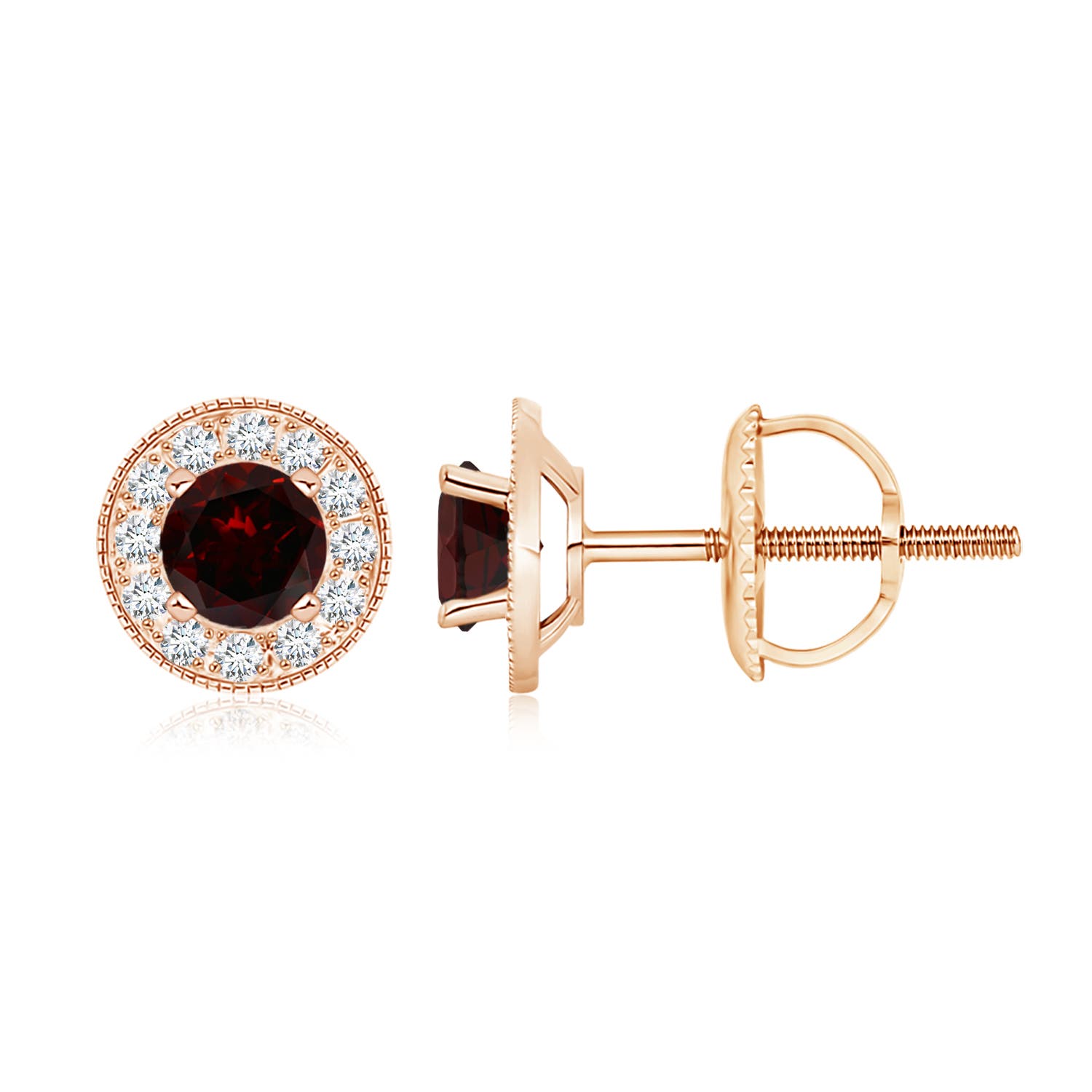 A - Garnet / 1.54 CT / 14 KT Rose Gold