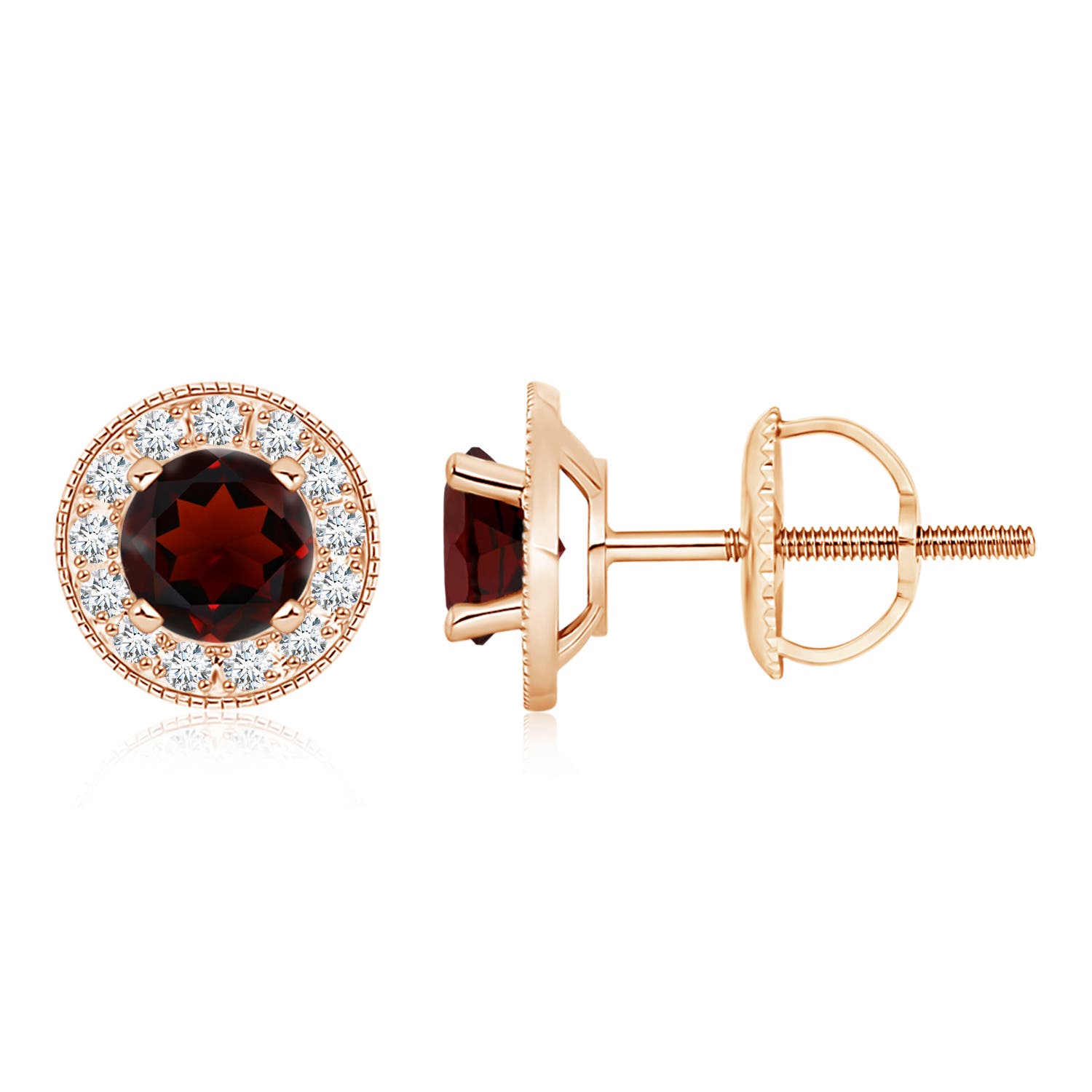 AA - Garnet / 2.36 CT / 14 KT Rose Gold