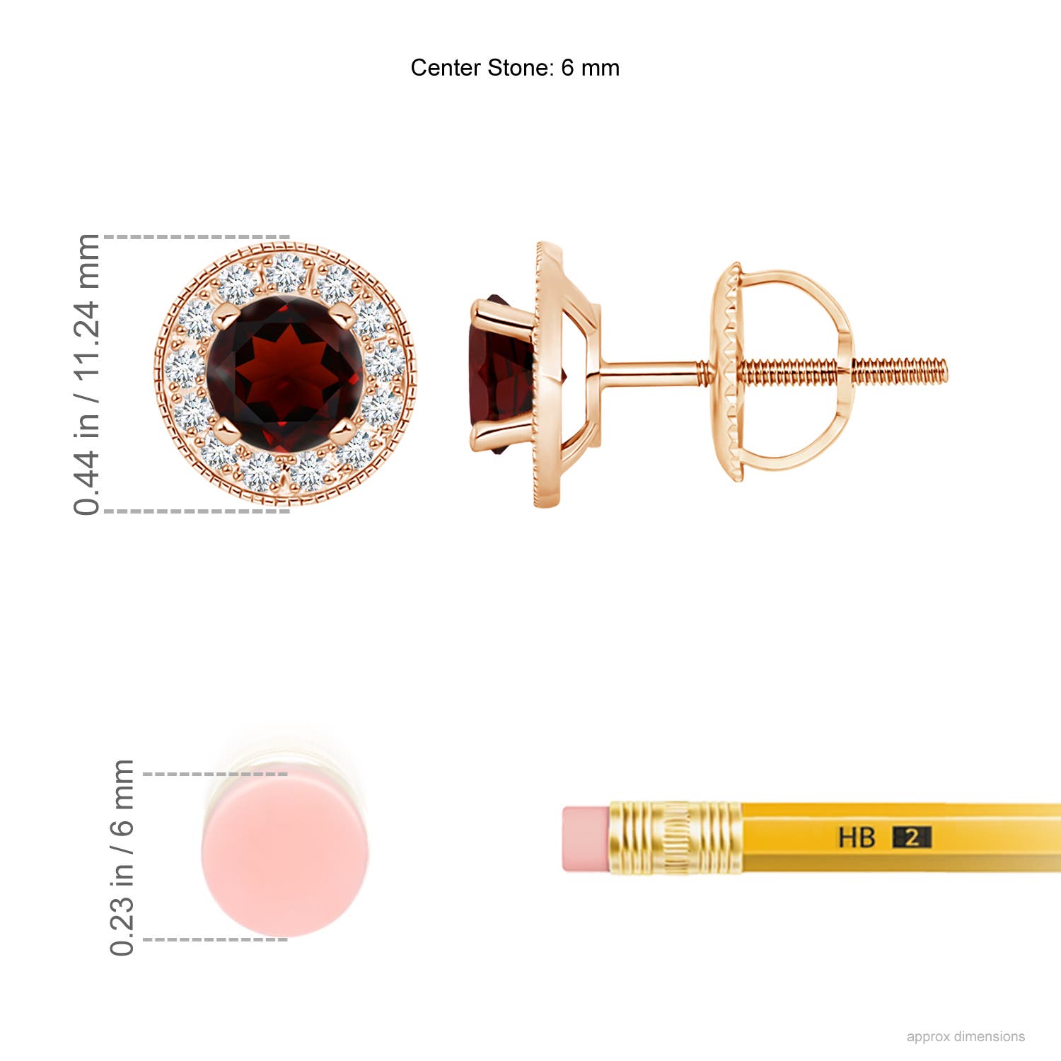 AA - Garnet / 2.36 CT / 14 KT Rose Gold