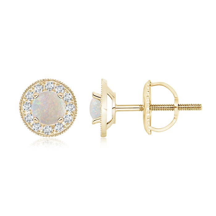 AA - Opal / 1 CT / 14 KT Yellow Gold