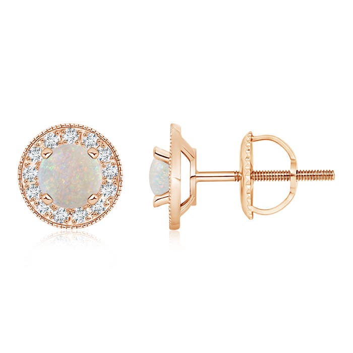 AA - Opal / 1.36 CT / 14 KT Rose Gold