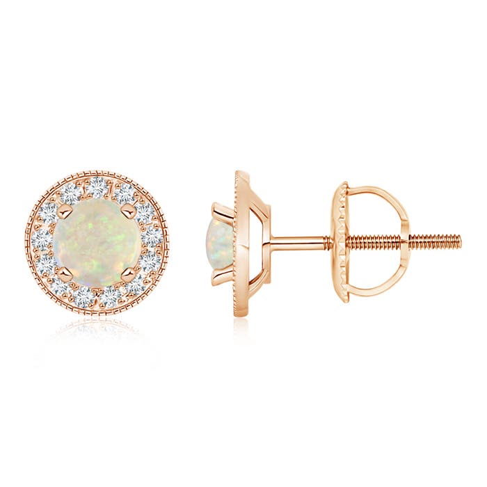 AAA - Opal / 1.36 CT / 14 KT Rose Gold