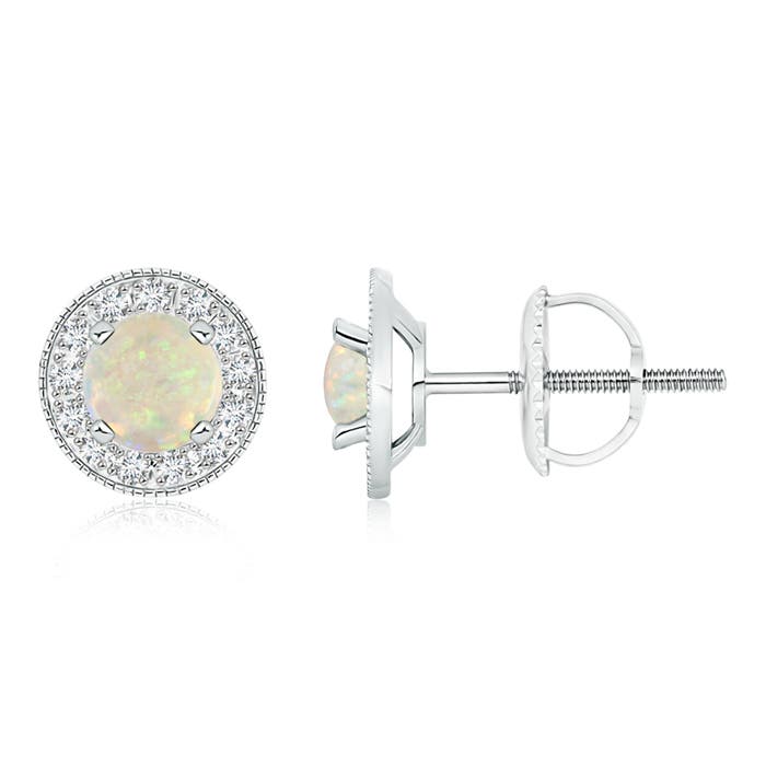 AAA - Opal / 1.36 CT / 14 KT White Gold