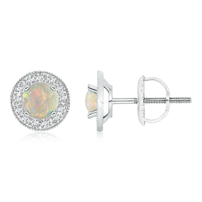 AAAA - Opal / 1.36 CT / 14 KT White Gold