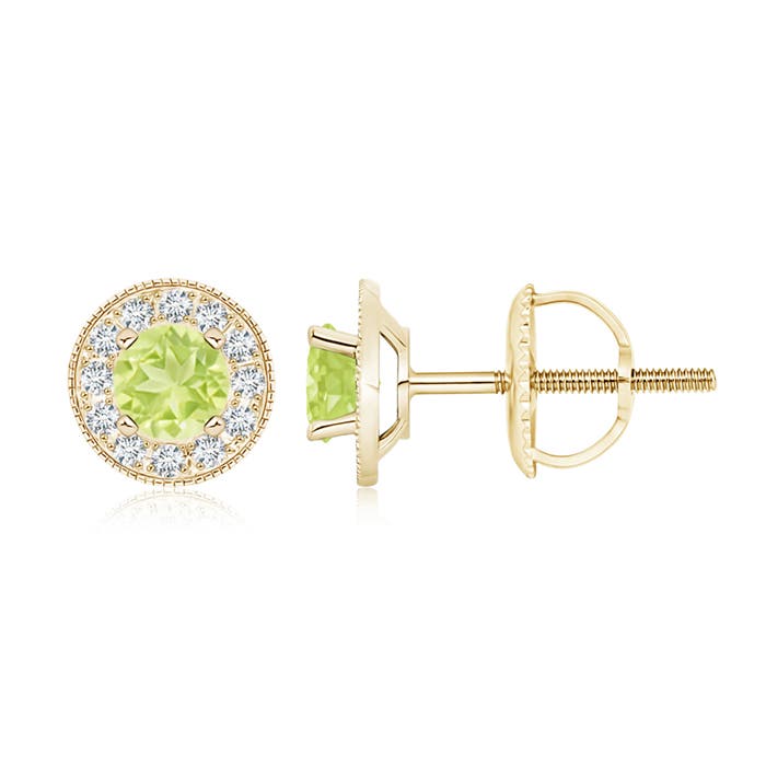 A - Peridot / 1.44 CT / 14 KT Yellow Gold