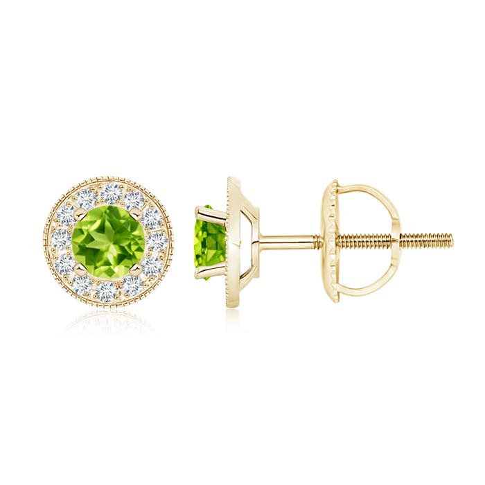 AAA - Peridot / 1.44 CT / 14 KT Yellow Gold