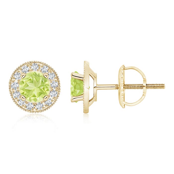 A - Peridot / 2.26 CT / 14 KT Yellow Gold