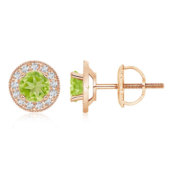 AA - Peridot / 2.26 CT / 14 KT Rose Gold