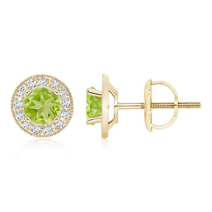 AA - Peridot / 2.26 CT / 14 KT Yellow Gold