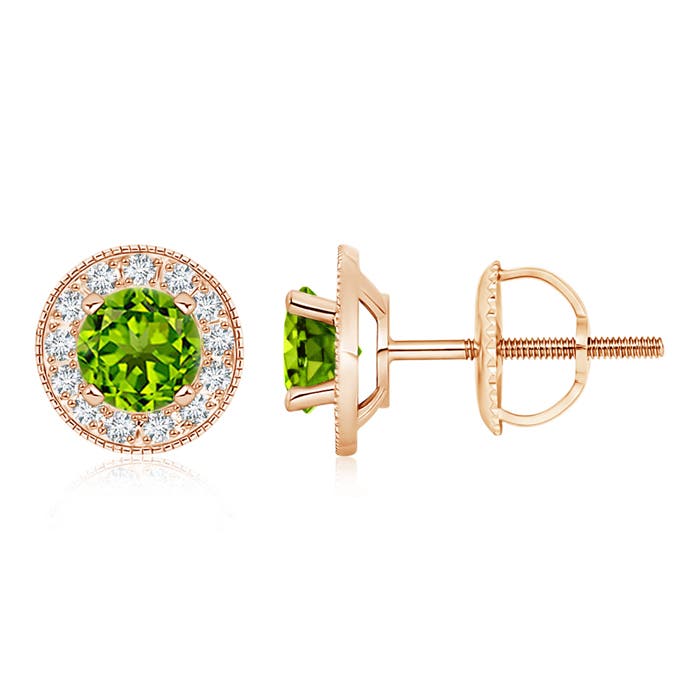 AAAA - Peridot / 2.26 CT / 14 KT Rose Gold