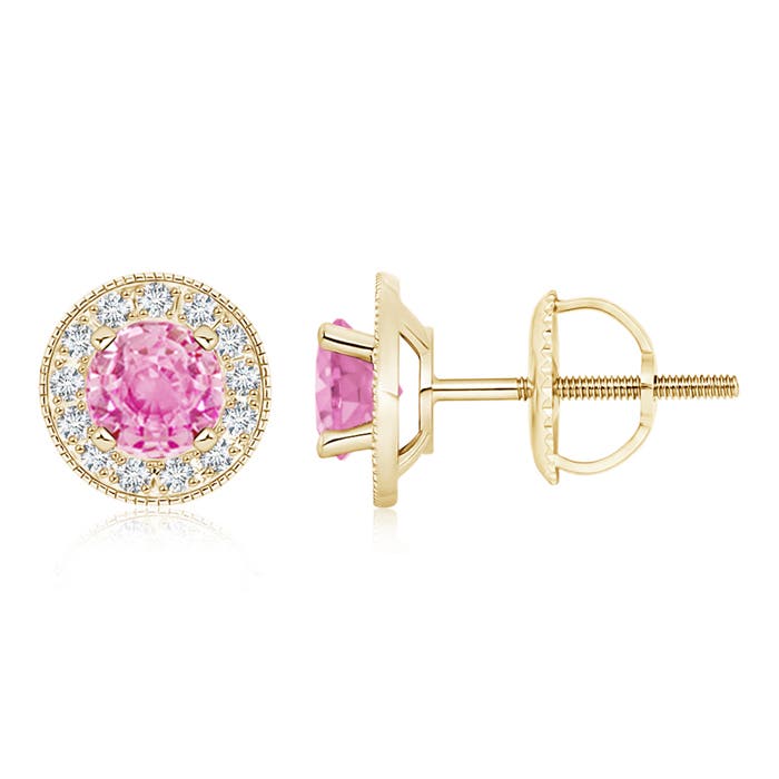 A - Pink Sapphire / 2.36 CT / 14 KT Yellow Gold