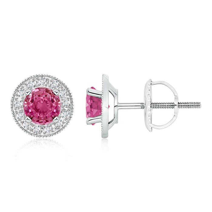 AAAA - Pink Sapphire / 2.36 CT / 14 KT White Gold