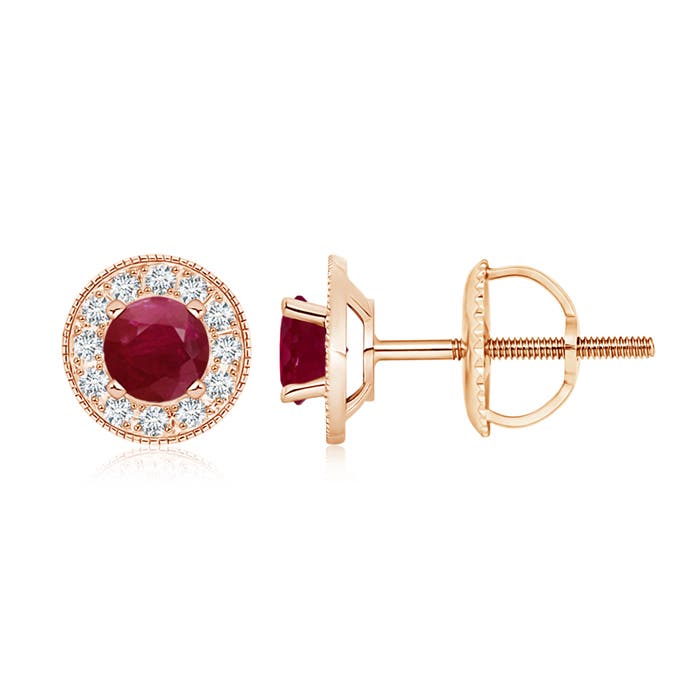 A - Ruby / 1.54 CT / 14 KT Rose Gold