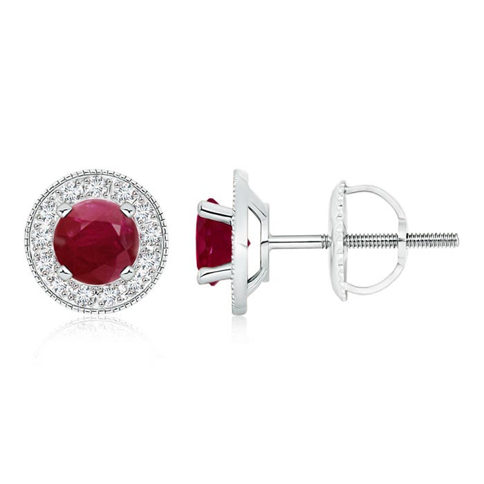 A - Ruby / 2.36 CT / 14 KT White Gold