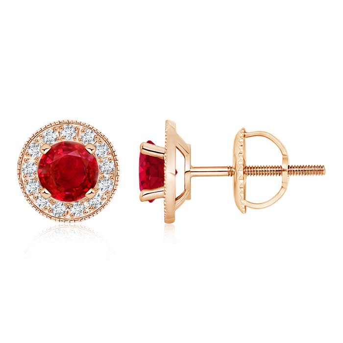 AAA - Ruby / 2.36 CT / 14 KT Rose Gold