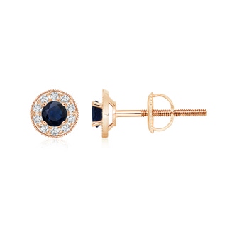Round A Blue Sapphire