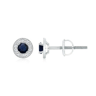 Round A Blue Sapphire